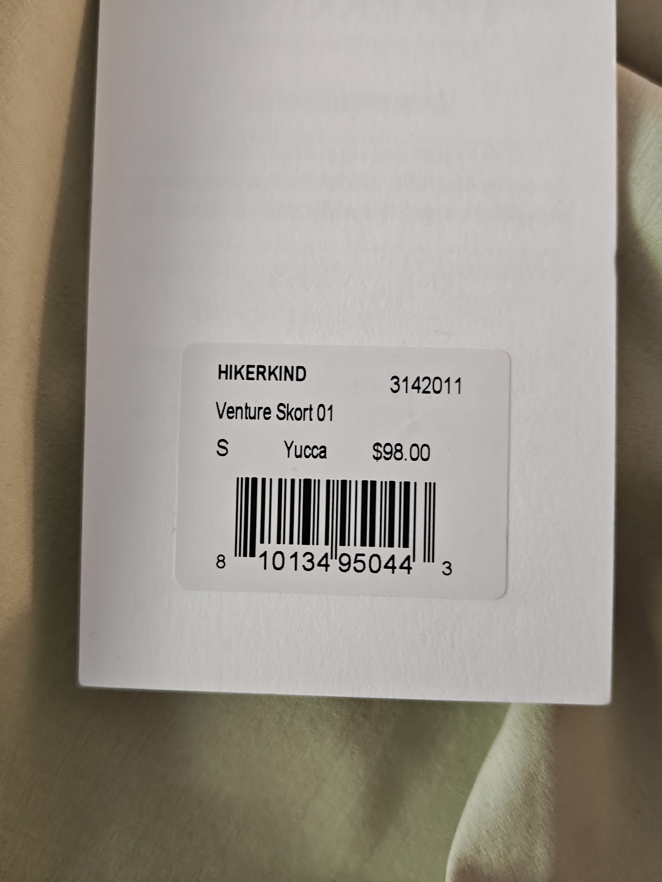 Hikerkind Venture Skort 01 In The Yucca Color, Size Small. — image 3 of 6